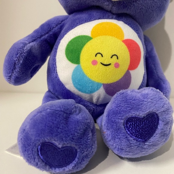 Care Bears Plush Harmony Bear Unlock The Magic Basic Fun Purple Stuffed Animal - Picture 8 of 11
